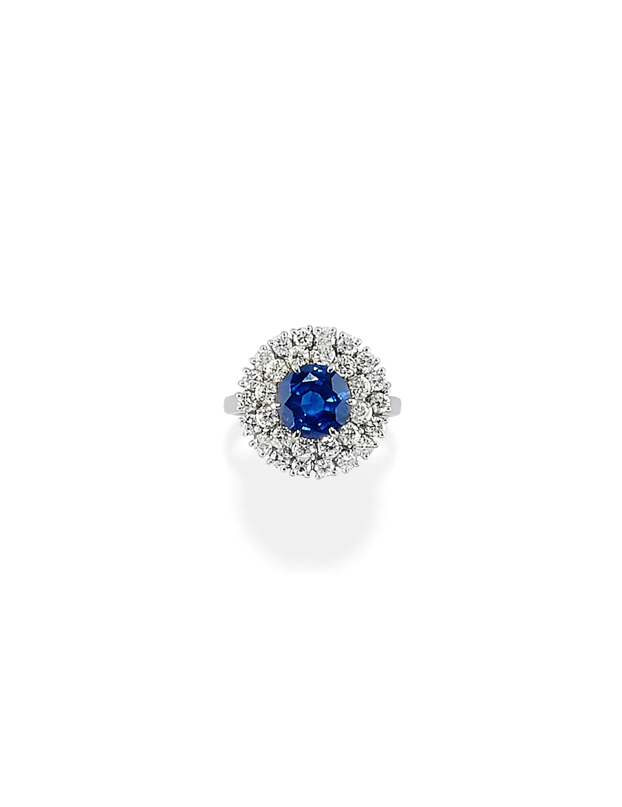 Anello con Zaffiro Birmano