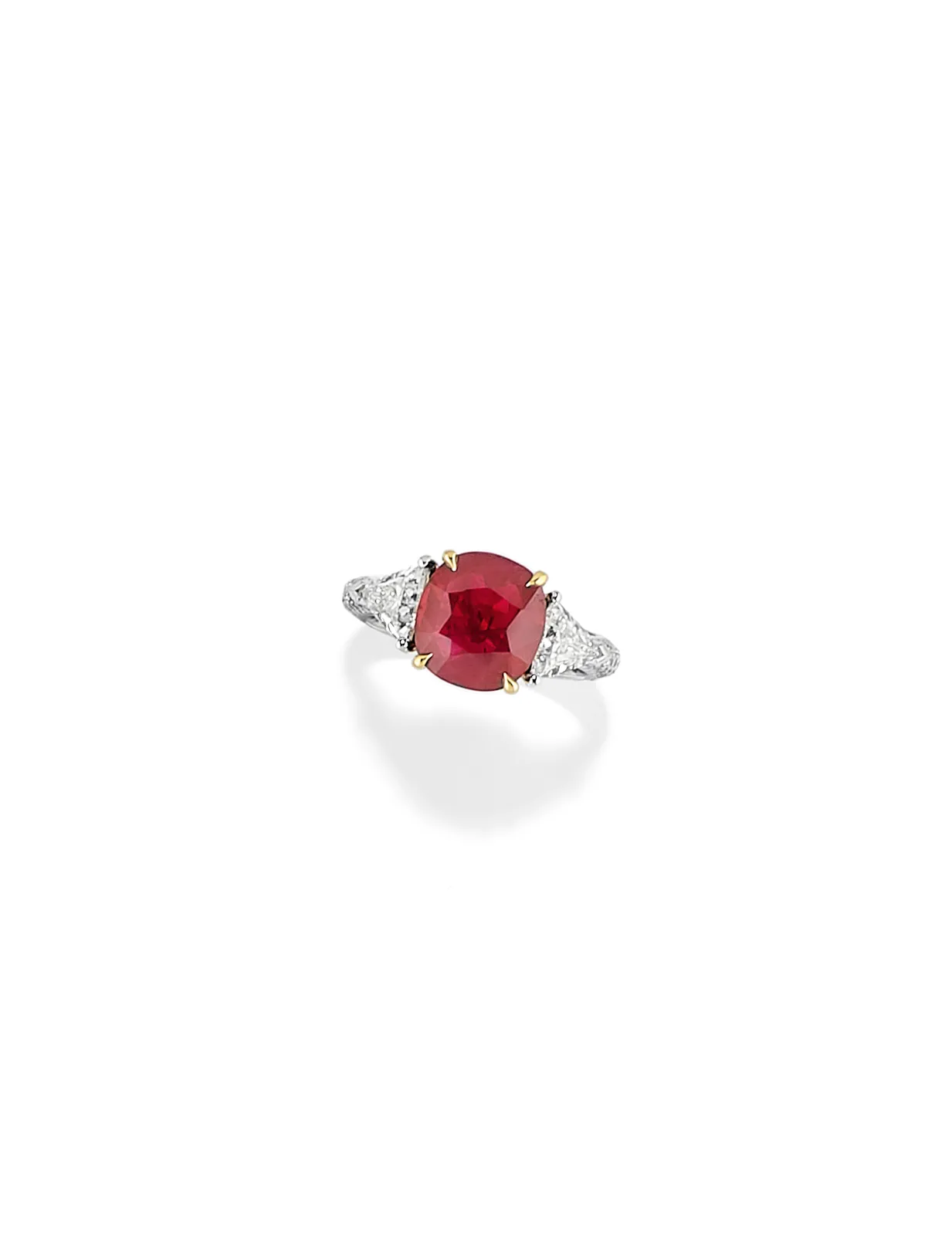 Anello con Rubini e Diamanti