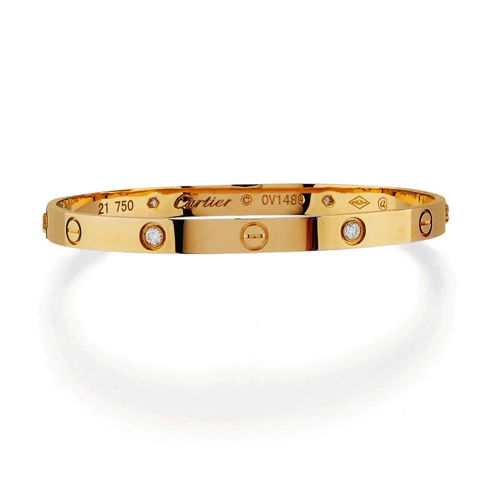 Bracciale firmato Cartier, collezione Love