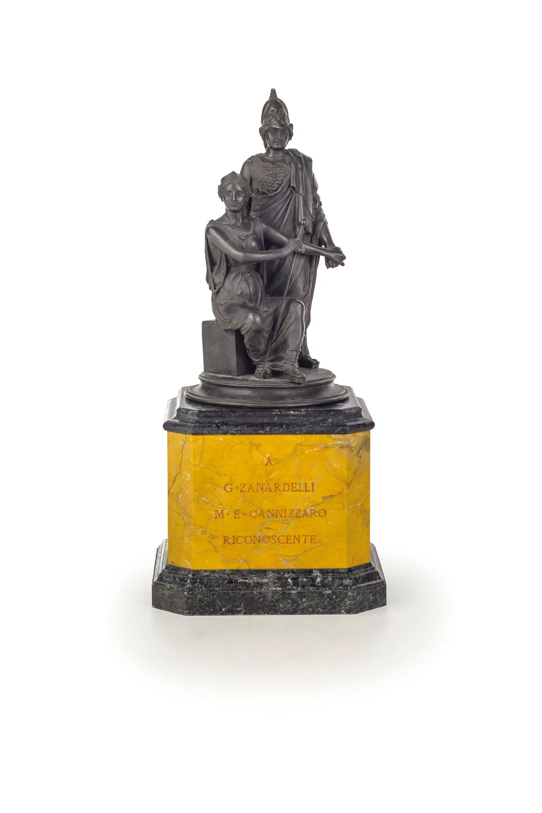 Gruppo in Bronzo Patinato, Fine del XIX Secolo
