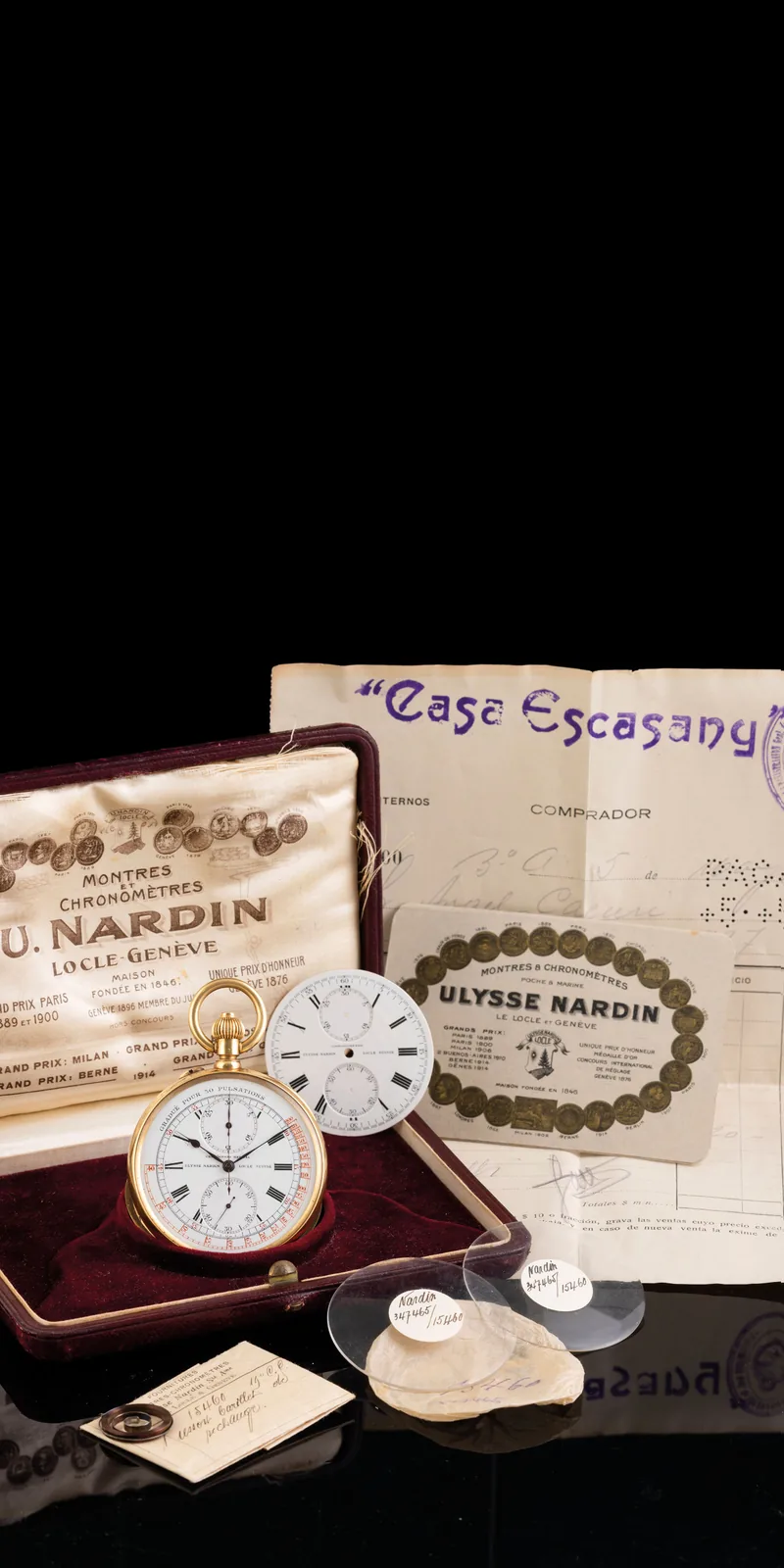 Ulysse Nardin, Rarissimo Cronografo da Tasca